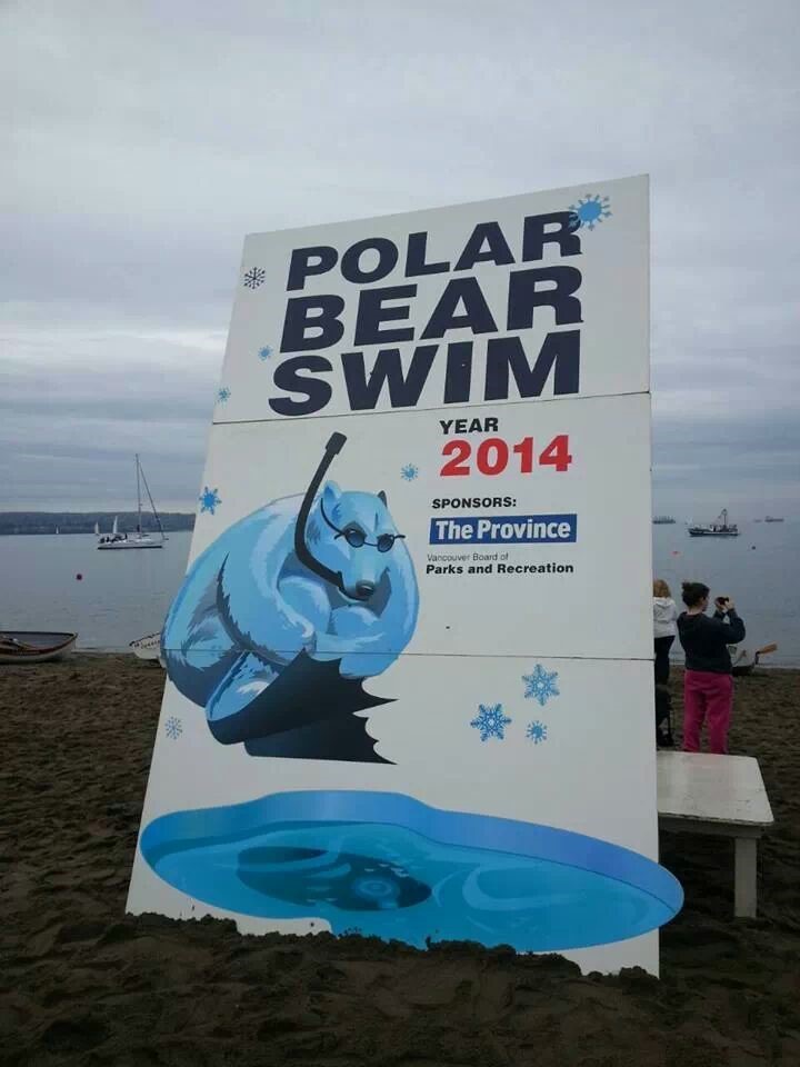 Polar bear swim!